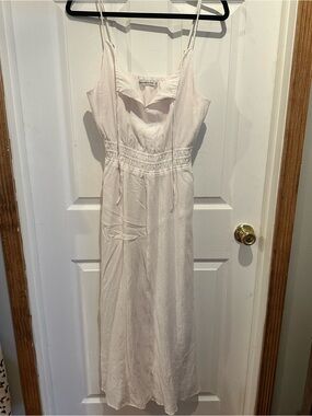 Abercrombie & Fitch Light Pink Maxi Dress